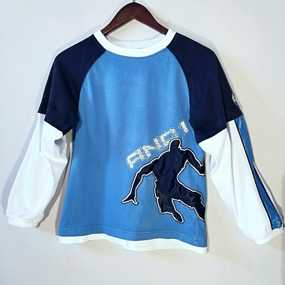 And1, Boy's(10-12), L/S, Basketball, Cotton, Shirt - Picture 2 of 8